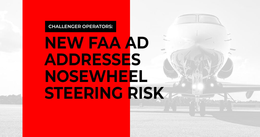 Challenger Nosewheel Steering